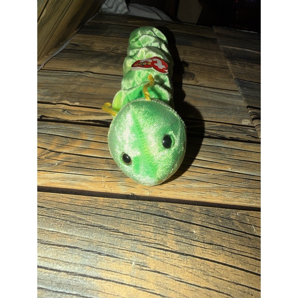 TY 2000 SQUIRMY the WORM BEANIE BABY - MINT with MINT TAGS - Picture 3 of 9